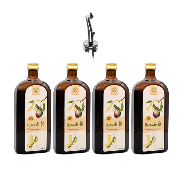 Bio-Avocadoöl 2 Liter (4x...