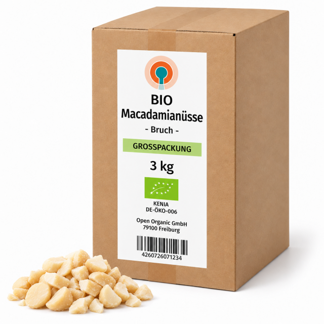 Bio-Macadamiabruch 3kg -...