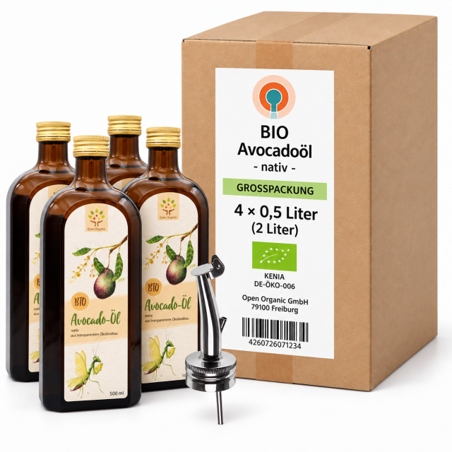 Bio-Avocadoöl 2 Liter (4x...