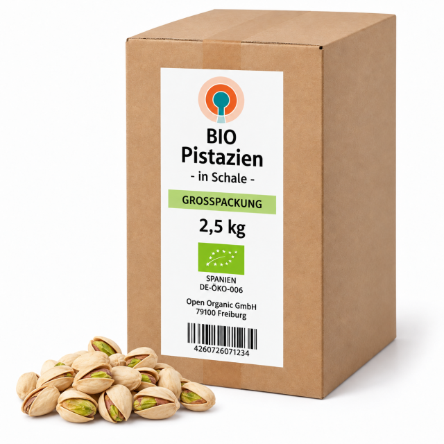 Bio-Pistazien 2,5kg in Schale